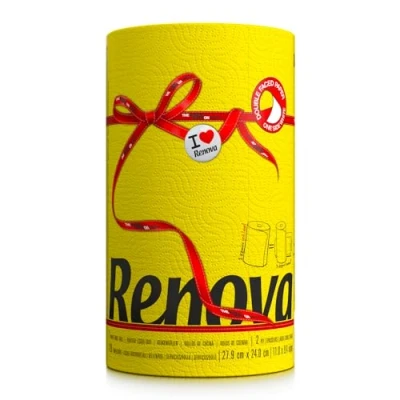 Imagen de Renova Rollos De Cocina Red Label Amarillo, 1 unidad