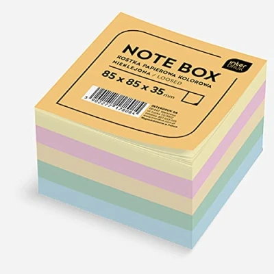 Imagen de Interdruk Cubo de Notas Colores, 85 x 35 mm, Hojas Sueltas, (350 KOSPAPFKNK)
