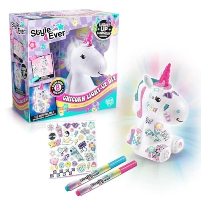 Imagen de Canal Toys Style 4 Ever Unicornio Y2K DIY Luminoso para decorar Edición coleccionista Ocio creativo niños, 293 Toys, OFG 293, color blanco