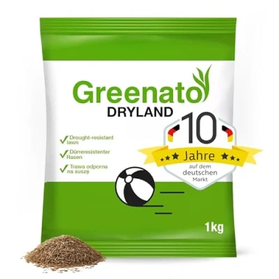 Imagen de semillas de césped Greenato Dryland resistentes a la sequía 1kg