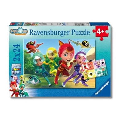 Imagen de Ravensburger Puzzle: Petronix Defenders, puzzle 4 Años o Más, Puzles Niños Años, Rompecabezas Niños, Puzzle, Regalo Niño 2 Puzzles de 24 Piezas, Medida 26x18cm