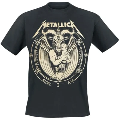 Imagen de Metallica Darkness Son Hombre Camiseta Negro L 100% algodón Vorne Bedruckt, Hinten Bedruckt Regular