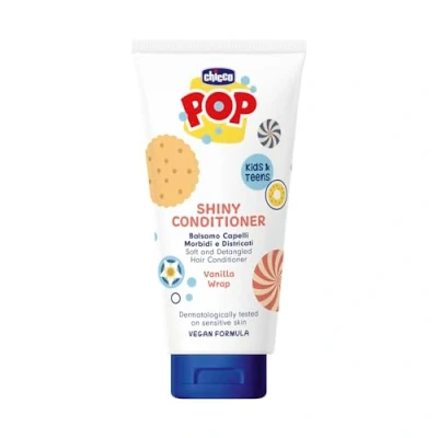 Imagen de Chicco Acondicionador Desenredante Vanilla Wrap, Aroma Vainilla, Bebé , Bálsamo para el cabello, fórmula vegana, 150 ml