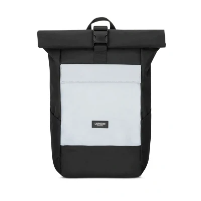 Imagen de Larkson NO 4 Reflective Rolltop Mochila, Talla: One Size, Schwarz reflektierend