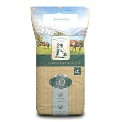 Imagen de Mühldorfer iQ Low Cobs 20 kg para Caballos con intolerancias a los Cereales Reducción de azúcar y almidón