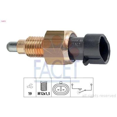 Imagen de FACET 7.6073 Interruptor, piloto de marcha atrás Made in Italy OE Equivalent OPEL: Kadett E CC, Astra F Caravan