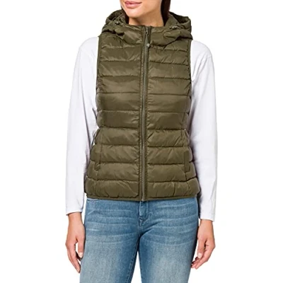 Imagen de ONLY Onlnewtahoe HOOD Chaleco, Mujer, Talla: XS, Forest night