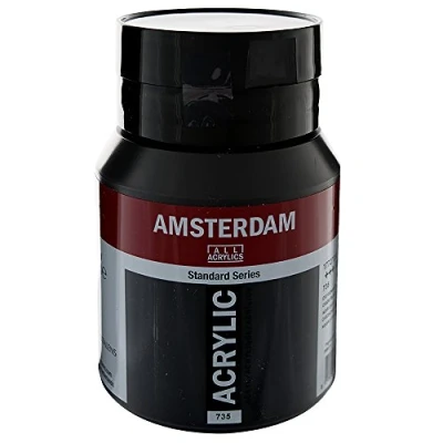 Imagen de Amsterdam Standard Series Colores Acrílicos Bote 500 ml Negro Óxido 735 (17727352)