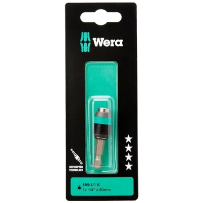 Imagen de Wera 889/4/1 K SB Porta Puntas Universal Rapidaptor, 1/4 Pulgada x 50 mm