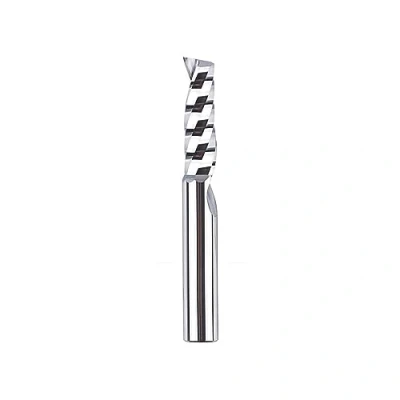 Imagen de SpeTool Fresas 6mm para Aluminio Fresa CNC de Carburo Tungsteno Sólido un Solo Filo Longitud Corte 22mm Madera Acrílico PVC MDF Plástico