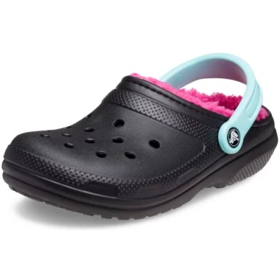 Imagen de Crocs Classic Lined Clog, Zuecos Unisex Adulto, Negro Multicolor, 48/50 EU