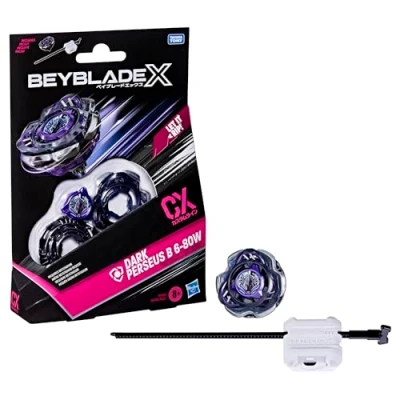 Imagen de Beyblade X Dark Perseus B 6 80W CX Kit Inicial con Top y Lanzador