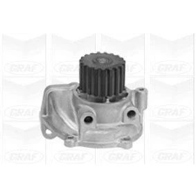 Imagen de GRAF PA973 Bomba de agua 19 con junta sin tapa mecánico Chapa acero 56,3 para accionamiento correa trapecial MAZDA: 5, 6 Berlina, 3 Hatchback