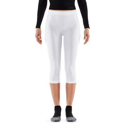 Imagen de FALKE Warm 3/4 W TI hilo funcional secado rápido termo 1 pieza, Capa de base inferior Mujer, Blanco (White 2860), XS
