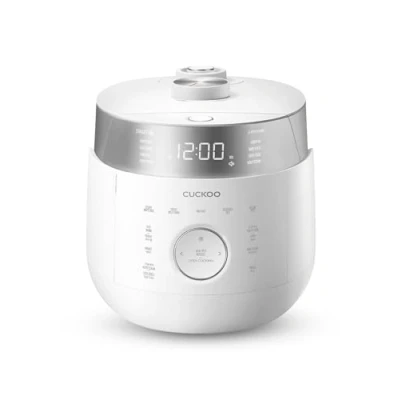 Imagen de CUCKOO Arrocera y vaporizador con 16 programas, inducción, modo sin presión, función de cocción abierta, temporizador, olla interior acero inoxidable antiadherente (hasta 10 personas),
