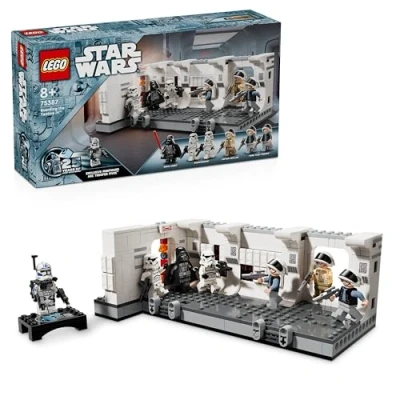 Imagen de LEGO Star Wars: Una Nueva Esperanza Abordaje de la Tantive IV Juguete Construcción Coleccionable con Nave Estelar, Regalo para Niños y Niñas 8 Años o Más, Fans Saga Coleccionistas 75387