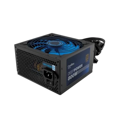 Imagen de CoolBox DeepPower BR 800 Unidad de Fuente alimentación (800 W, 100 240 V, 50 60 Hz, 8 A, 4 Activo) Negro