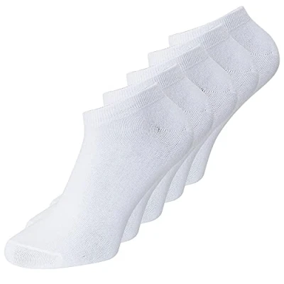 Imagen de Jack &amp; Jones Junior Dongo 5 PACK NOOS Calcetines para niños, Talla: 38 43, white detail whtie