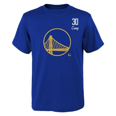 Imagen de Camiseta de la NBA Golden State Warriors Stephen Curry Distressed Player, azul, L