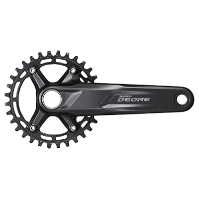 Imagen de SHIMANO FC M5100 Juego de bielas DEORE 1x11S 30 Dientes x 175 mm Negro, Unisex Adult, Black, One Size