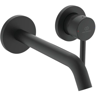 Imagen de Ideal Standard A6938XG Grifo para Lavabo de Pared, Silk Black