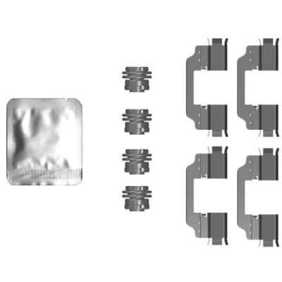 Imagen de Kit d&#039;accessoires, plaquette de frein à disque TEXTAR 82553000