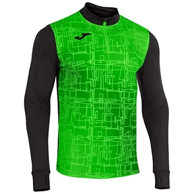 Imagen de Joma Sudadera sin Capucha Élite VIII Negro Verde flúor