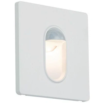 Imagen de Paulmann Wall empotrada con sensor, blanco angular