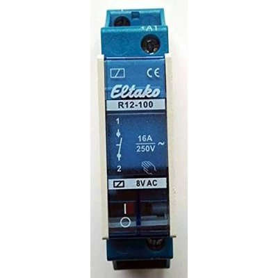 Imagen de Eltako r12 100 8v Rele conmutador control electromecanico