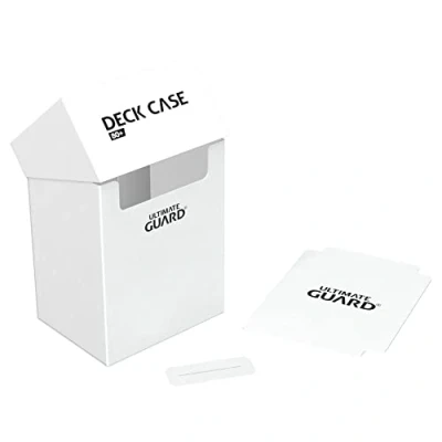 Imagen de Ultimate Guard 80Ct White Cards ( ) Db: Deck Case 80 Tarjetas Blancas, sólido, Color, Talla única (10250)