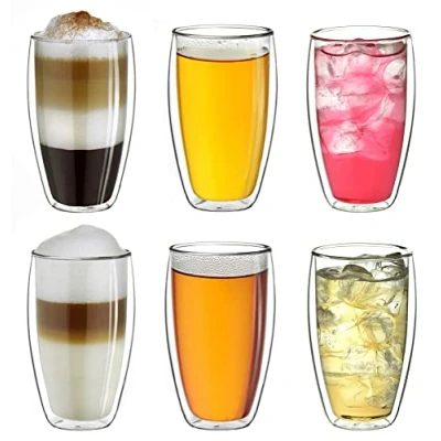 Imagen de Creano Vaso térmico de doble pared 250ml DG SH, también apto para manos pequeñas, vasos capuchino, café, té, café con leche Set 10: 6x Sh 6 piezas (paquete 1)