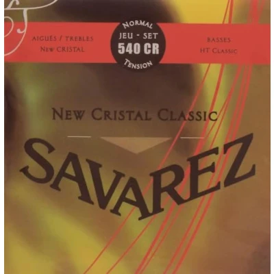 Imagen de Savarez 656167 Cuerdas para Guitarra Clásica New Cristal Classic juego 540CR Tensión normal, rojo
