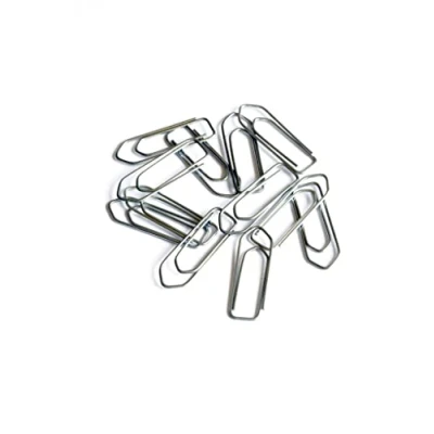 Imagen de Alevar 100 grapas de acero, pinzas tamaño 33 mm, n.º 4, clip mediano oficina
