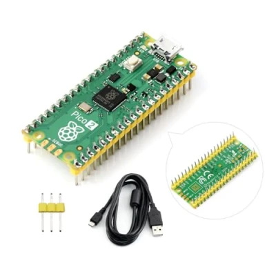 Imagen de Waveshare Pi Pico 2 M, Tiny Fast Microcontroller Board with Flexible Digital Interfaces RP2350 Chip Dual Core &amp; Architecture Design 4MB Flash Memory Support C/C++/MicroPython