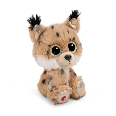 Imagen de NICI GLUBSCHIS Lince Lenzo 15cm I Peluche con Grandes Ojos de Purpurina para los Amantes Peluches 49295