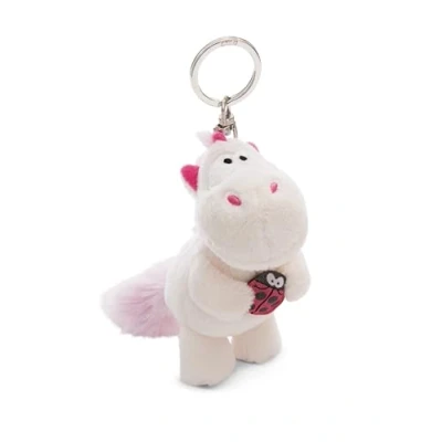 Imagen de Peluche Unicornio Theodor con Mariquita 10cm meneándose Verde