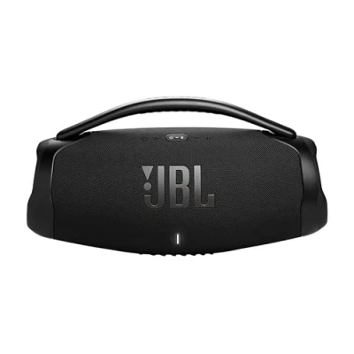 Imagen de Altavoz inalámbrico JBL Boombox 3, 80 W, Resistente agua y polvo IP67, Bluetooth Wi Fi, asistentes de voz Dolby Atmos®, autonomía 24 h, Negro