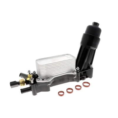 Imagen de VEMO V33 60 0016 Radiador de aceite con juntas, alojamiento del filtro presostato JEEP: GRAND CHEROKEE 4