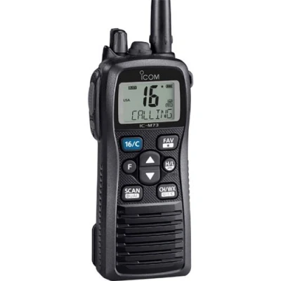 Imagen de Icom IC M73 01 Handheld VHF Marine Radio, 6 W, Modelo: