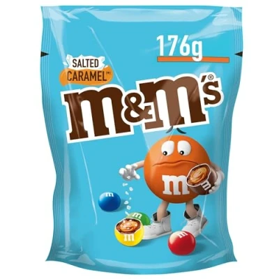 Imagen de M&amp;M&#039;s Salted Caramel Snack en Bolitas de Colores Caramelo salado y Chocolate con Leche (176g)
