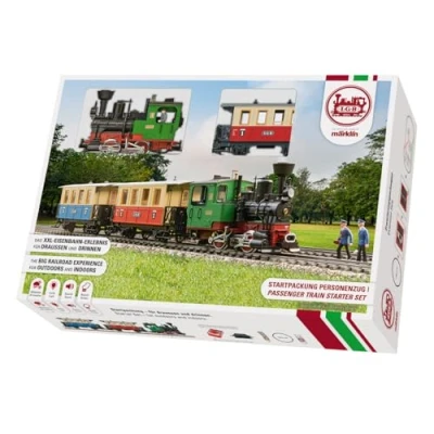 Imagen de LGB Startset Personenzug 70307 L70307 Kit de Tren jardinería con Locomotora y Dos vagones, Color Pista g, 85 x 12 16 cm (Gebr. Märklin &amp; CIE. GmbH