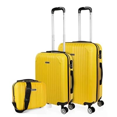 Imagen de Itaca Sevron Juego de maletas, Talla: One Size, Amarillo