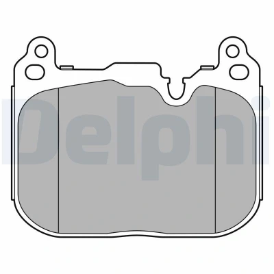 Imagen de DELPHI LP3597 Juego de pastillas freno no preparado para indicador desgaste Chapa antichirridos sin accesorios MINI: Hatchback, Countryman