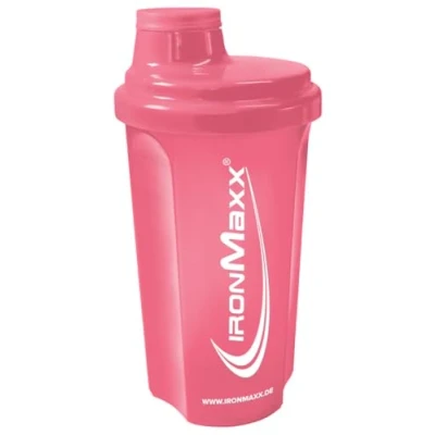 Imagen de IronMaxx Protein Shaker 700ml Salmon Agitador de proteínas Tapón rosca, tamiz, escala Sin BPA/DEHP, hermético, lavable