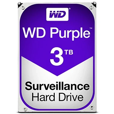 Imagen de WD PurpleWD30PURX Disco duro para videovigilancia (3 TB, Intellipower, SATA 6 GB/s, 64 MB de caché, 3.5&quot;)