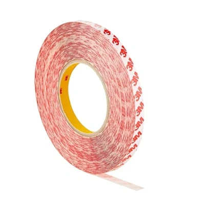 Imagen de Dpm tapes Cinta adhesiva de doble cara GPT PET: fuerte adherencia, se adhiere a superficies difíciles. Grosor 0,21 mm, resistente hasta 150 C, resistencia UV ex 9088 (12 mm x 50 m)