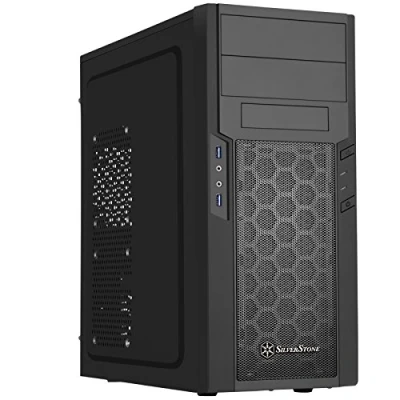 Imagen de SilverStone SST PS13B Carcasa de ordenador silenciosa Precision Midi Torre ATX, con ventana, negro