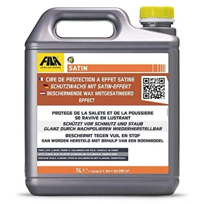 Imagen de FILA Satin Cera autoabrillantadora efecto satinado para barro, clinker, piedras naturales no pulidas 5 litro