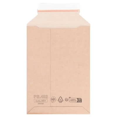 Imagen de verpacking Bolsas de envío cartón ondulado marrón 20 x 28 cm A5+ [tamaño y cantidad seleccionables] bolsa autoadhesiva, sobres ondulado, 100 unidades