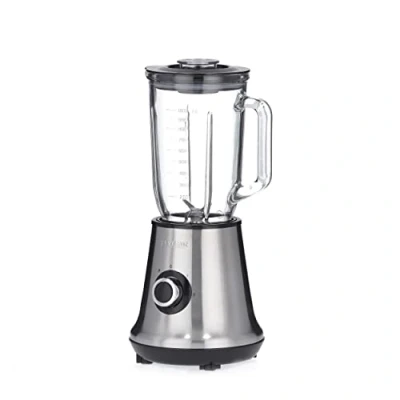 Imagen de SEVERIN SM 3734 Batidora de vaso con recipiente cristal, 500 W aproximadamente, 1 L, color acero inoxidable y negro